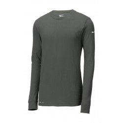 Nike Dri-FIT Cotton/Poly Long Sleeve Tee. NKBQ5230