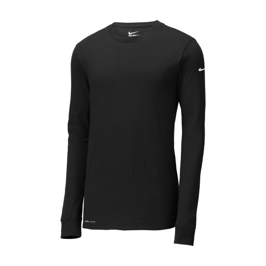 Nike Dri-FIT Cotton/Poly Long Sleeve Tee. NKBQ5230