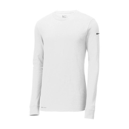 Nike Dri-FIT Cotton/Poly Long Sleeve Tee. NKBQ5230