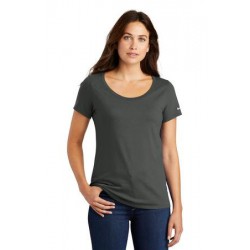 Nike Ladies Core Cotton Scoop Neck Tee. NKBQ5236