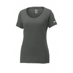 Nike Ladies Core Cotton Scoop Neck Tee. NKBQ5236