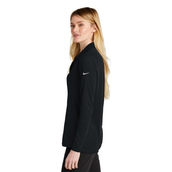 Nike Ladies Dri-FIT Micro Pique 2.0 Long Sleeve Polo NKDC2105