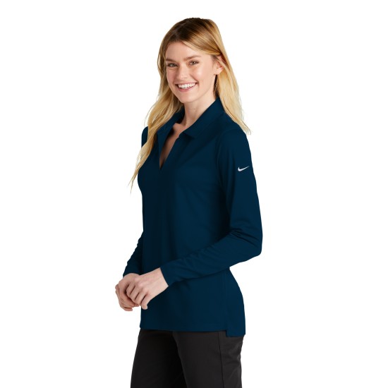 Nike Ladies Dri-FIT Micro Pique 2.0 Long Sleeve Polo NKDC2105