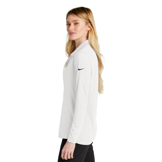 Nike Ladies Dri-FIT Micro Pique 2.0 Long Sleeve Polo NKDC2105