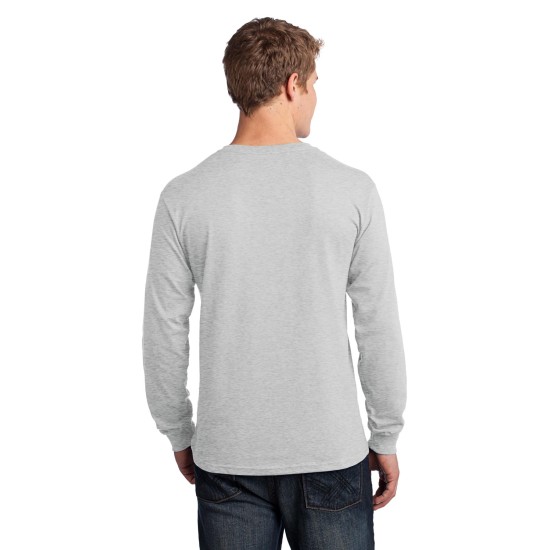 Port & Company® - Long Sleeve Core Cotton Tee. PC54LS