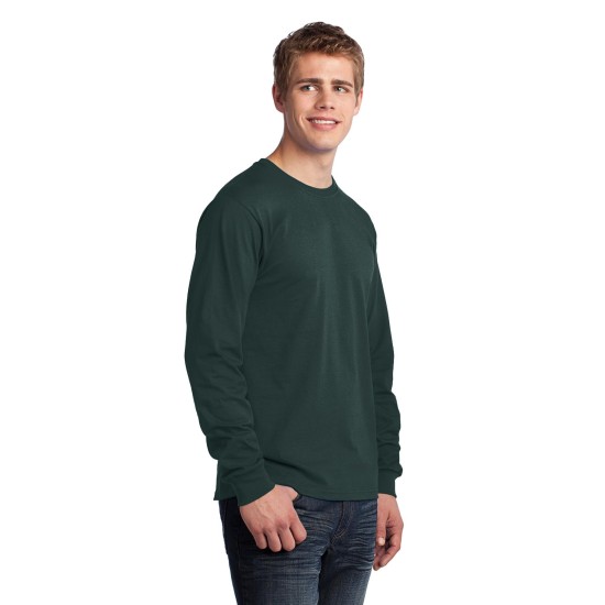 Port & Company® - Long Sleeve Core Cotton Tee. PC54LS