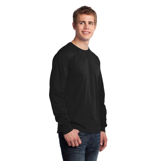 Port & Company® - Long Sleeve Core Cotton Tee. PC54LS