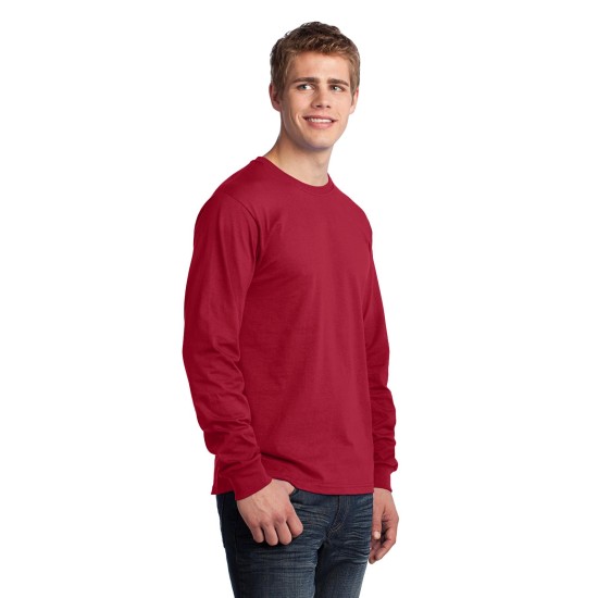 Port & Company® - Long Sleeve Core Cotton Tee. PC54LS