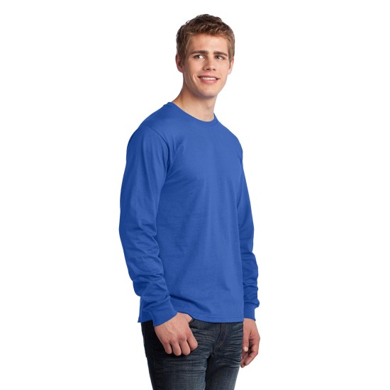 Port & Company® - Long Sleeve Core Cotton Tee. PC54LS