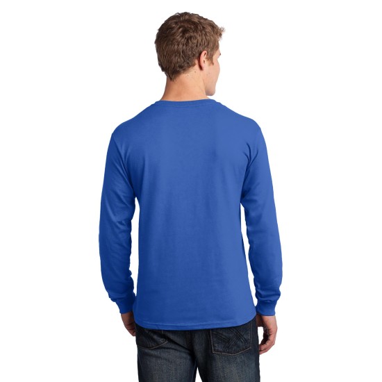 Port & Company® - Long Sleeve Core Cotton Tee. PC54LS