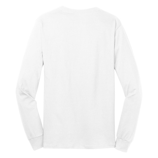 Port & Company® - Long Sleeve Core Cotton Tee. PC54LS