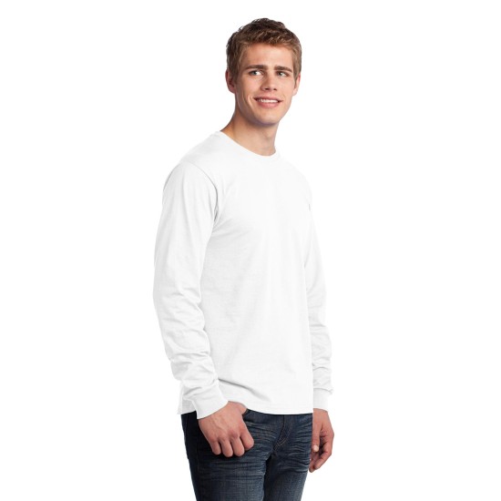 Port & Company® - Long Sleeve Core Cotton Tee. PC54LS