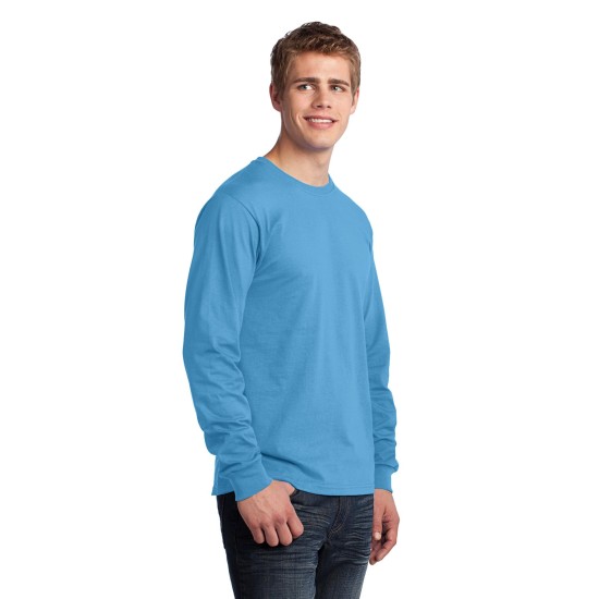 Port & Company® - Long Sleeve Core Cotton Tee. PC54LS