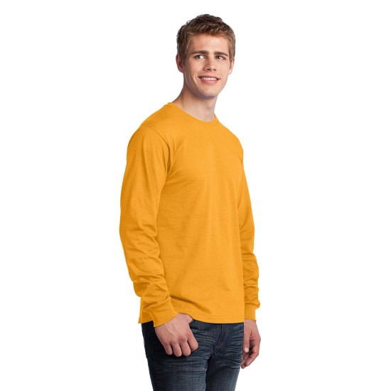 Port & Company® - Long Sleeve Core Cotton Tee. PC54LS