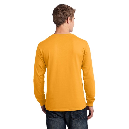 Port & Company® - Long Sleeve Core Cotton Tee. PC54LS