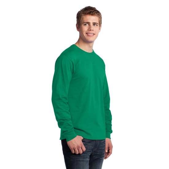 Port & Company® - Long Sleeve Core Cotton Tee. PC54LS