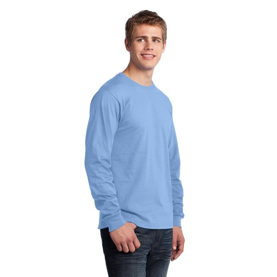 Port & Company® - Long Sleeve Core Cotton Tee. PC54LS