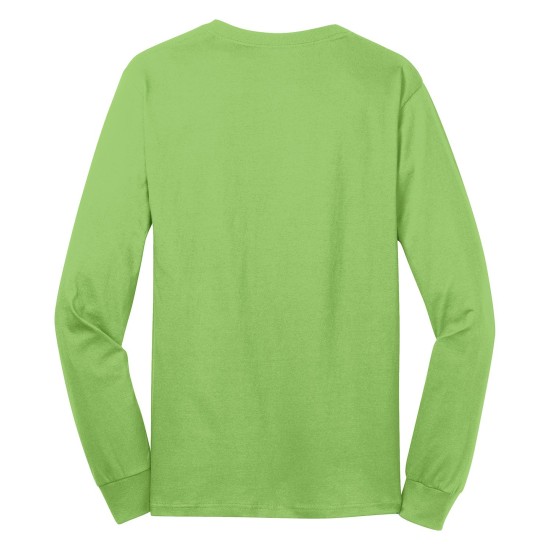 Port & Company® - Long Sleeve Core Cotton Tee. PC54LS