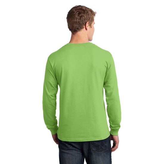 Port & Company® - Long Sleeve Core Cotton Tee. PC54LS