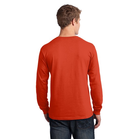 Port & Company® - Long Sleeve Core Cotton Tee. PC54LS