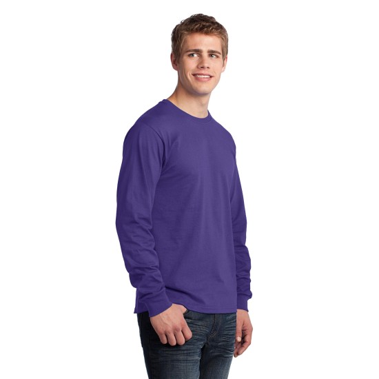 Port & Company® - Long Sleeve Core Cotton Tee. PC54LS