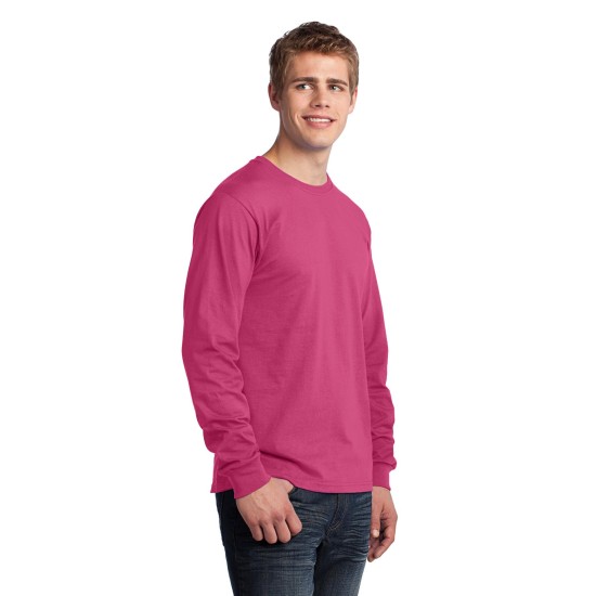 Port & Company® - Long Sleeve Core Cotton Tee. PC54LS