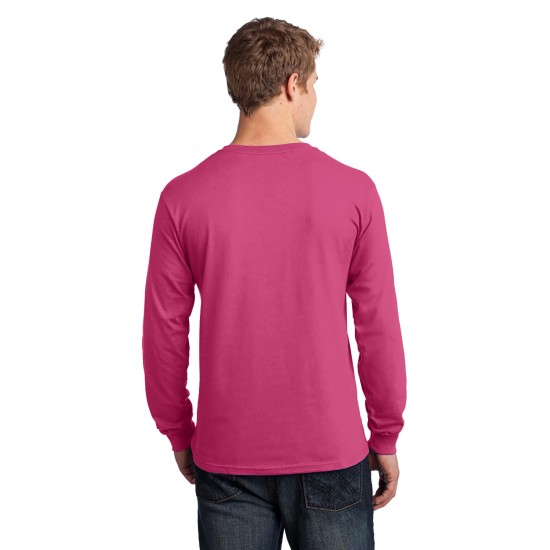 Port & Company® - Long Sleeve Core Cotton Tee. PC54LS