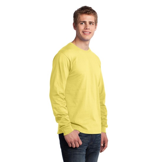 Port & Company® - Long Sleeve Core Cotton Tee. PC54LS