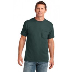 Port & Company® Core Cotton Pocket Tee. PC54P