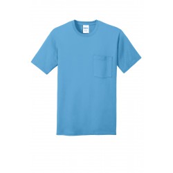 Port & Company® Core Cotton Pocket Tee. PC54P