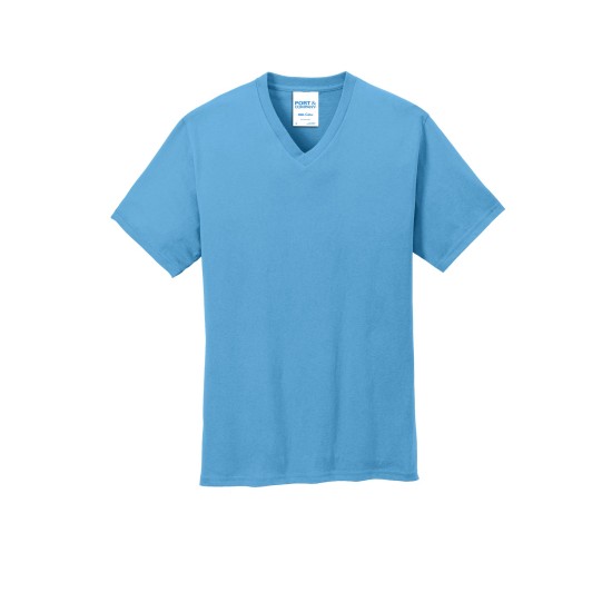 Port & Company® Core Cotton V-Neck Tee. PC54V