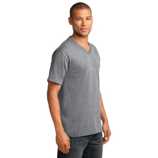 Port & Company® Core Cotton V-Neck Tee. PC54V