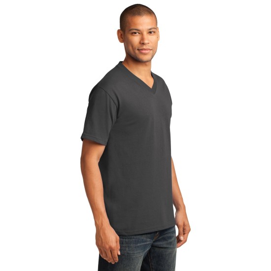 Port & Company® Core Cotton V-Neck Tee. PC54V