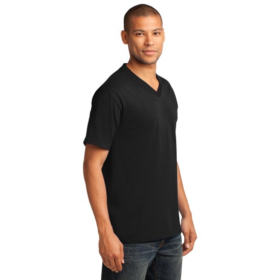 Port & Company® Core Cotton V-Neck Tee. PC54V