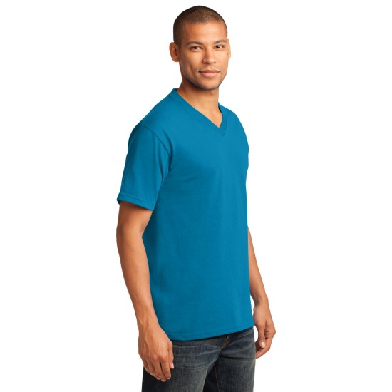 Port & Company® Core Cotton V-Neck Tee. PC54V