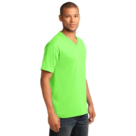 Port & Company® Core Cotton V-Neck Tee. PC54V