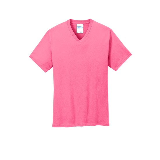 Port & Company® Core Cotton V-Neck Tee. PC54V