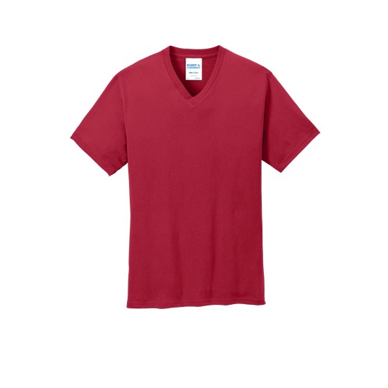 Port & Company® Core Cotton V-Neck Tee. PC54V