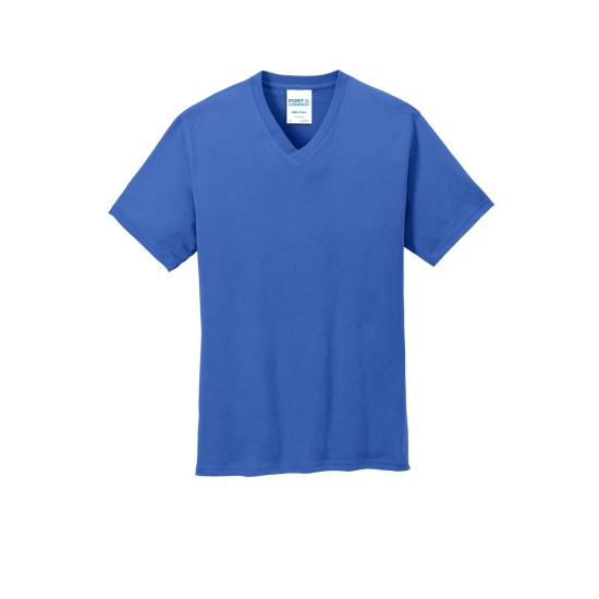 Port & Company® Core Cotton V-Neck Tee. PC54V