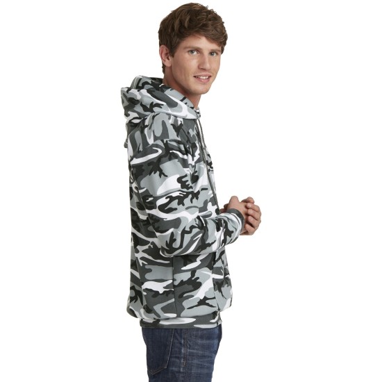 Port & Company® Core Fleece Camo Pullover Hooded Sweatshirt. PC78HC