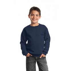 Port & Company® - Youth Core Fleece Crewneck Sweatshirt.  PC90Y