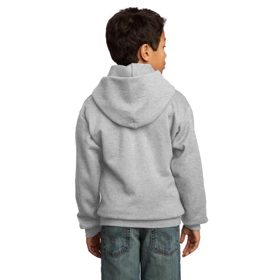 Port & Company® - Youth Core Fleece Pullover Hooded Sweatshirt.  PC90YH