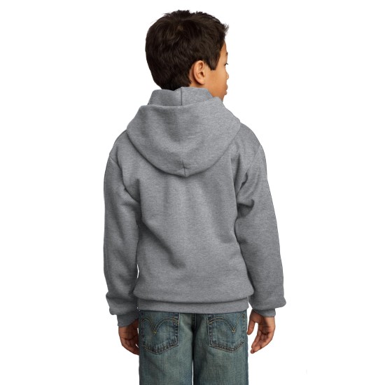 Port & Company® - Youth Core Fleece Pullover Hooded Sweatshirt.  PC90YH