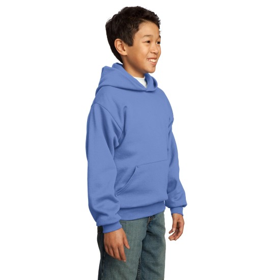 Port & Company® - Youth Core Fleece Pullover Hooded Sweatshirt.  PC90YH