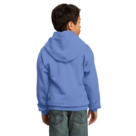 Port & Company® - Youth Core Fleece Pullover Hooded Sweatshirt.  PC90YH