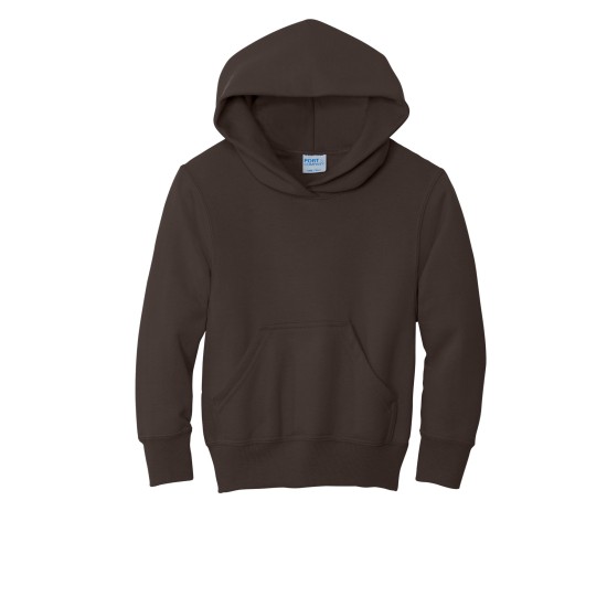 Port & Company® - Youth Core Fleece Pullover Hooded Sweatshirt.  PC90YH