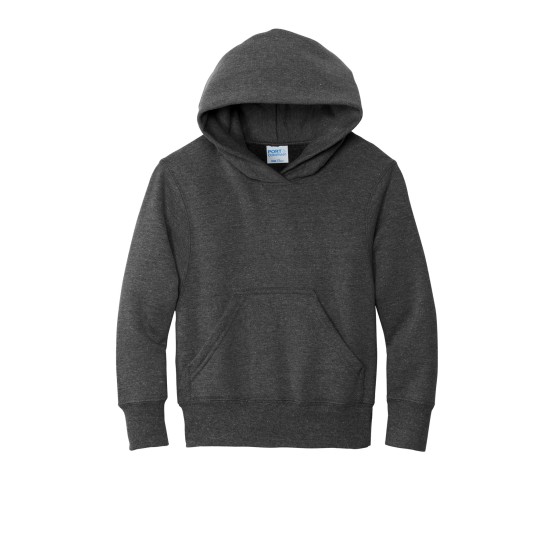 Port & Company® - Youth Core Fleece Pullover Hooded Sweatshirt.  PC90YH