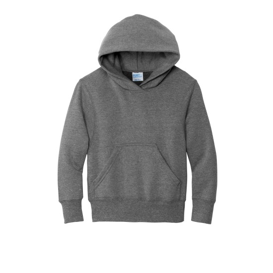 Port & Company® - Youth Core Fleece Pullover Hooded Sweatshirt.  PC90YH