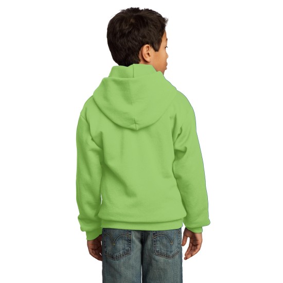 Port & Company® - Youth Core Fleece Pullover Hooded Sweatshirt.  PC90YH