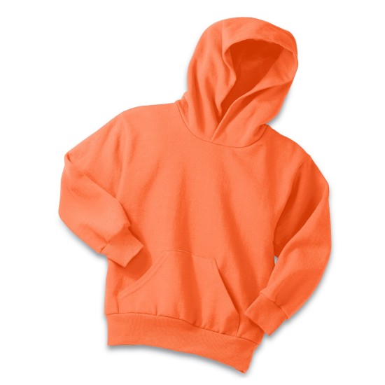 Port & Company® - Youth Core Fleece Pullover Hooded Sweatshirt.  PC90YH